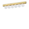 Ideal Lux PING PONG Plafonnier Globe à 6 Lumières Laiton 1500Lm 3000K