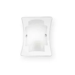 Ideal Lux Triplo - Petite applique murale intérieure à 1 ampoule en verre, E27