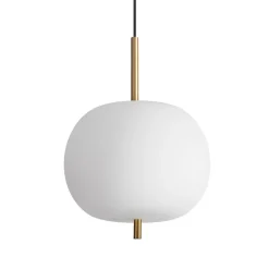 Ideal Lux UMILE Plafonnier suspendu à LED de 30 cm, blanc 3000 K