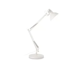 Ideal Lux WALLY Lampe de travail de bureau Blanc