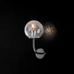 Ikarus Applique en fer chromé poli 1 lumière .14 P.20 BL213-AP1-CR