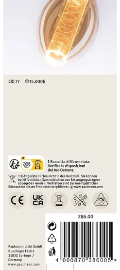 Inner Glow Edition Ampoule LED Ampoule intérieure torsadée E27 230V 230lm 4W 1800K Doré