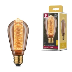 Inner Glow Edition Ampoules LED Ampoule intérieure torsadée E27 230V 120lm 3,6W 1800K gradable Doré