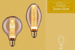 Inner Glow Edition Ampoule LED Ampoule intérieure torsadée E27 230V 2x230lm 2x4W 1800K Doré