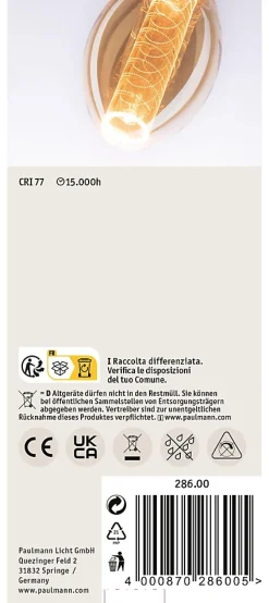 Inner Glow Edition Ampoule LED Ampoule intérieure torsadée E27 230V 2x230lm 2x4W 1800K Doré