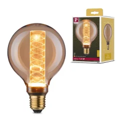 Inner Glow Edition Globe LED Ampoule intérieure torsadée E27 230V 230lm 4W 1800K Doré