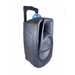 INOVALLEY KA116BOWL - Enceinte lumineuse Bluetooth 450W - Fonction Karaoke - Boule kaleidoscope LED multicolore - Port USB