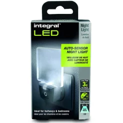 Integral - Veilleuse led avec capteur automatique - economique - design discret