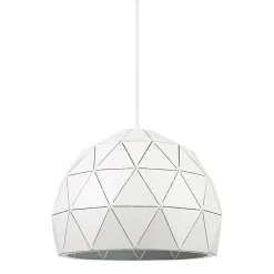 Italux Harley - Suspension moderne blanche à 1 lumière, E27