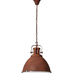 JESPER Suspension rouille, métal/verre, E27 60W ampoule non incluse