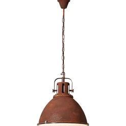 JESPER Suspension rouille, métal/verre, E27 60W ampoule non incluse