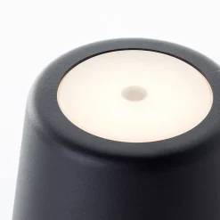 KAAMI lot de 2 lampes extérieures LED intégrée 2W noir dépoli 310 lumen 3000 kelvin IP44