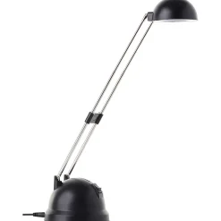 KATRINA Lampe à poser noir plastique/métal -LED intégrée 8,5W - ampoule incluse