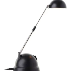 KATRINA Lampe à poser noir plastique/métal -LED intégrée 8,5W - ampoule incluse