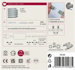 Kit bandeau led MaxLED 1000 Lumière du jour pour éclairage indirect Paulmann 150 cm