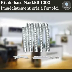 Kit bandeau led MaxLED 1000 Lumière du jour pour éclairage indirect Paulmann 150 cm