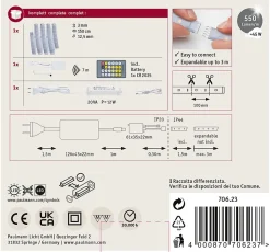 Kit bandeau led MaxLED 500 variable Blanc Froid , Blanc Chaud - pour éclairage indirect 1.5
