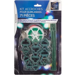 Kit d'accroches pour guirlance 71 pièces - feeric lights & christmas