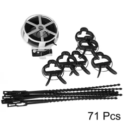 Kit d'accroches pour guirlance 71 pièces - feeric lights & christmas