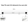 Kit de Réglette LED IP65 + Tube Néon LED 120cm T8 18W - Blanc Neutre 4000K - 5500K - SILAMP