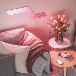 Kit d'extension Nanoleaf Shapes 10 panneaux LED mini triangles