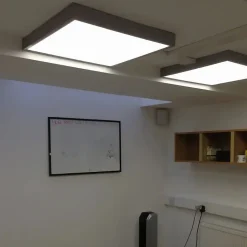 Kit en Saillie NOIR pour Panneau LED 60x60 Slim - SILAMP