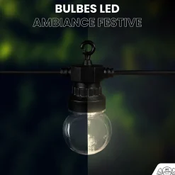 Kit Guirlande Guinguette 20M Transparent