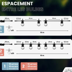 Kit Guirlande Guinguette 20M Blanche