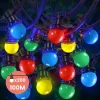Kit Guirlande Guinguette IP65 100M 200 Bulbes Multicolores