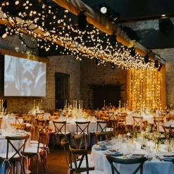 Kit Guirlande Guinguette IP65 100M 200 Bulbes Transparents Dimmables