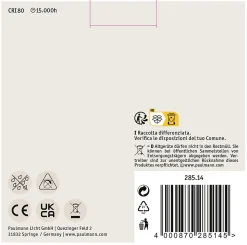 Kit Standard 230 V Réflecteur LED QPAR111 GU10 3x350lm 3x4W 2700K Alu