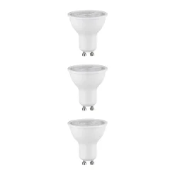 Kit Standard 230 V Réflecteur LED GU10 Kit de 3 3x460lm 3x7W 2700K gradable Blanc dépoli
