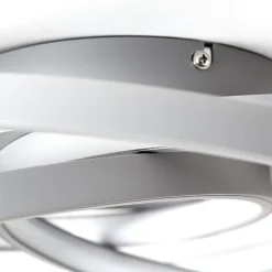 LABYRINTH Plafonnier gris LED intégrée 44W métal/acrylique ampoule incluse