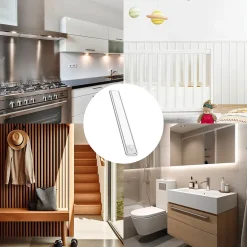 LACTEA : Lampe LED rechargeable sous meuble 20 cm, 100 lumens, avec CCT. Argent