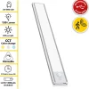LACTEA XL : Lampe LED rechargeable sous meuble 40 cm, 150 lumens, avec CCT. Argent