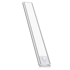LACTEA XL : Lampe LED rechargeable sous meuble 40 cm, 150 lumens, avec CCT. Argent