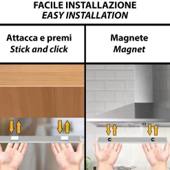 LACTEA XL : Lampe LED rechargeable sous meuble 40 cm, 150 lumens, avec CCT. Argent