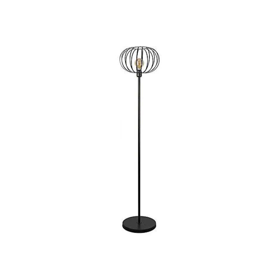 Lampadaire - EDM - Vintage - Noir - Adulte - E27 - LED - 150x35cm