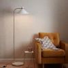 Lampadaire Apennin GoodHome crème E27 IP20 l.35 x H.160 cm