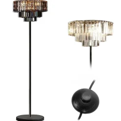 LAMPADAIRE APP925-3F BLACK 140X37X140CM