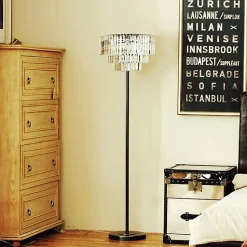 LAMPADAIRE APP925-3F BLACK 140X37X140CM