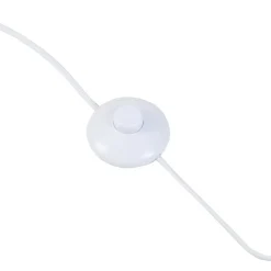 Lampadaire Appledore E27 métal 147 cm or / blanc lux.pro