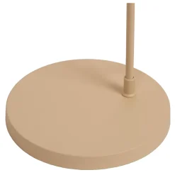 Lampadaire arc Corina beige crème IP20 E27 40W Ø55 x H.192cm Lucide