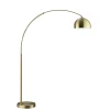 Lampadaire arc Manor laiton doré H.195cm IP20 E27 20W Brilliant