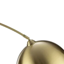 Lampadaire arc Manor laiton doré H.195cm IP20 E27 20W Brilliant