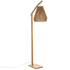 Lampadaire arc Palm - bambou H158 cm - Atmosphera
