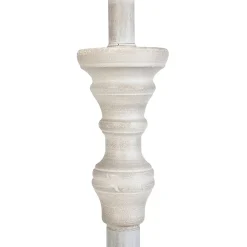 Lampadaire avec abat-jour en lin marron 45 cm - Classico