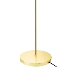 Lampadaire Baldaz 2 lumières GoodHome E14 laiton doré l.35,5 x H.14 cm