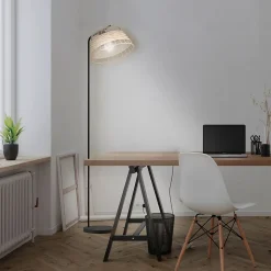 Lampadaire Bambou Umston Dunalux IP20 E27 40W Ø35 x H.157,5cm