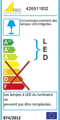 Lampadaire Bangkok à variateur
